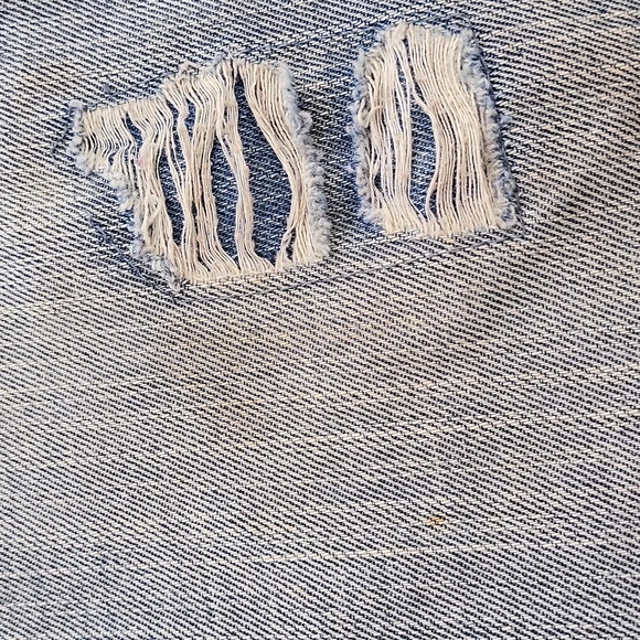 EUC Request women's denim distressed ripped distroyed straight leg jeans, 20 - Picture 15 of 15